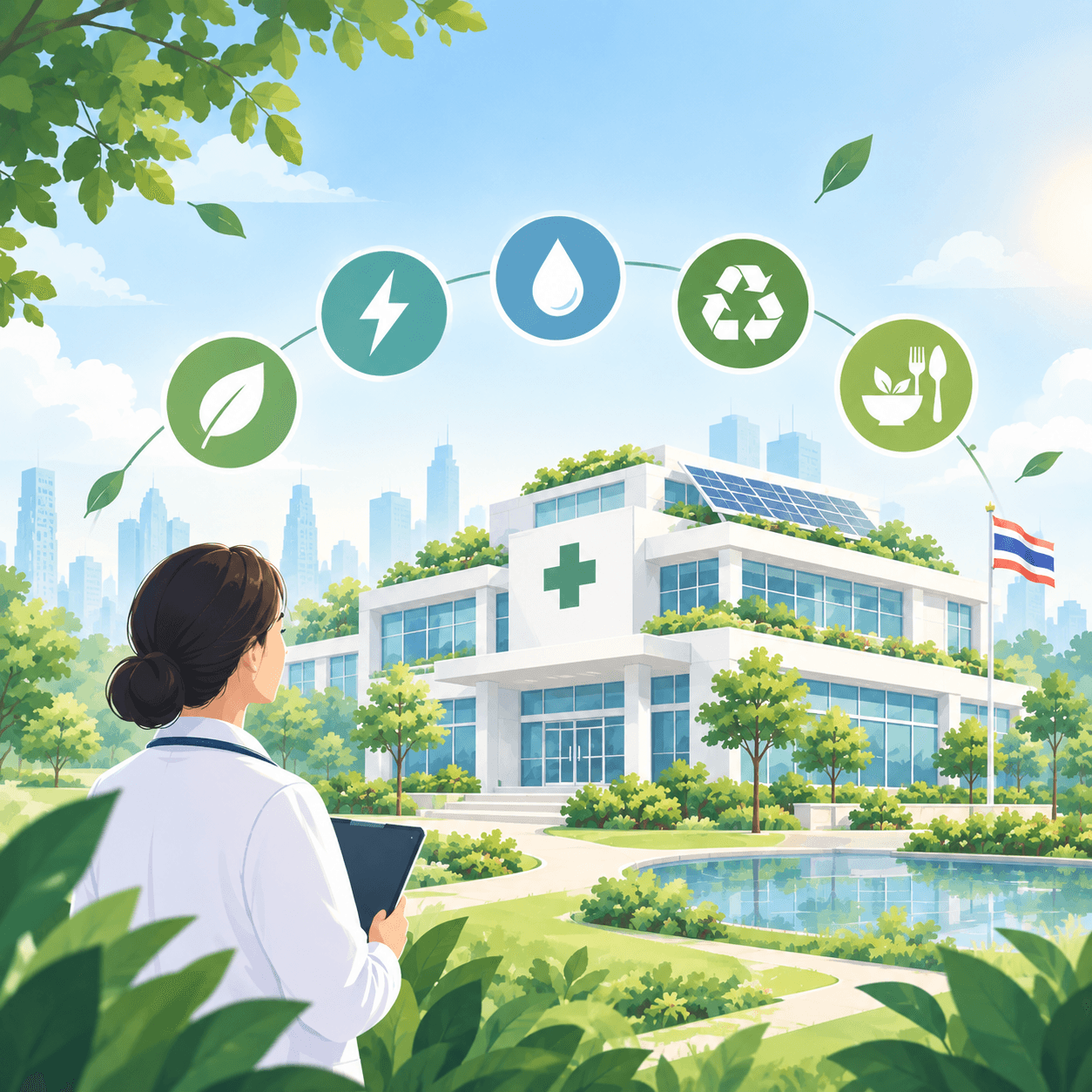 ประเทศไทยประเมิน "โรงพยาบาลสีเขียว" อย่างไร?